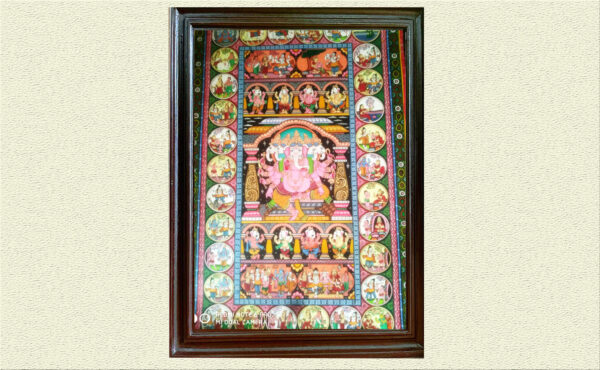 Panchamukhi Ganpati Pattachitra